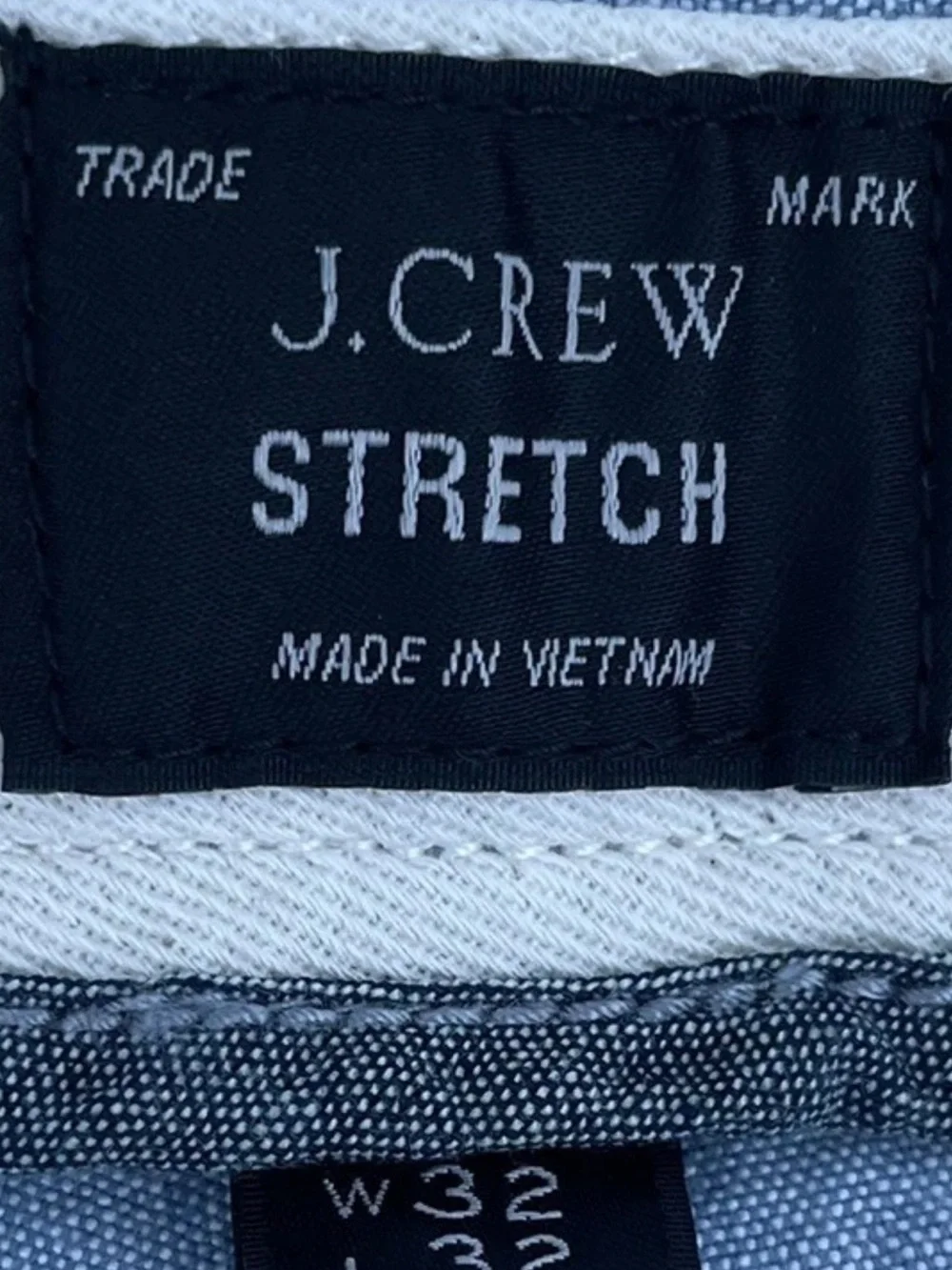 J. Crew Chambray Blue Men’s Slim Fit Chino Pants 32x32